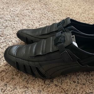 Brand new in box: Puma Vedano V Black Leather Shoes, Size 11.5 Mens
